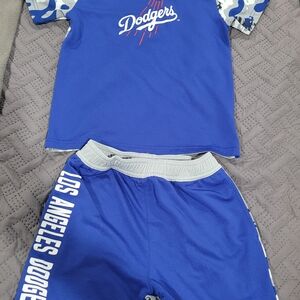 Dodgers Kids Matching Set - Blue